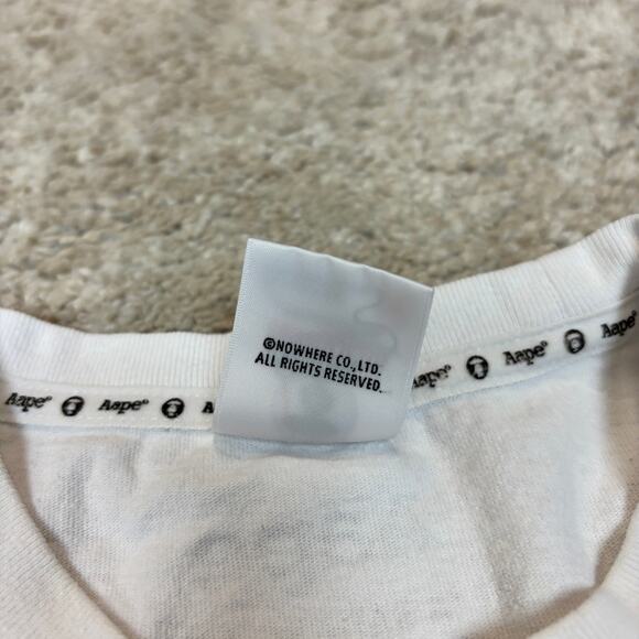 Aape by A Bathing Ape Universe APUNVS T Shirt Men's Medium Japanese Stretwear - Picture 6 of 16